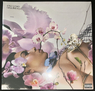 KALI UCHIS ORQUIDEAS SIGNED MILKY CLEAR VINYL LP LIMITED EDITION NEW SEALED MINT