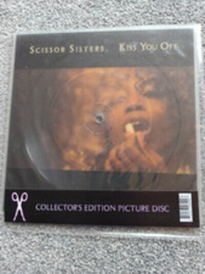 SCISSOR SISTERS Kiss you off 7" cut-out picture disc single