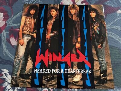 Winger - Headed For A Heartbreak 12" single
