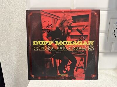 Duff McKagan SIGNED LP Tenderness GUNS N' ROSES BASSIST Vinyl Record 2024 NEW!