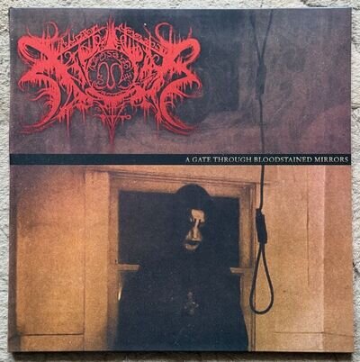 XASTHUR A GATE THROUGH BLOODSTAINED MIRRORS 2LP SILVER GREEN LTD 200 NEW / UNP