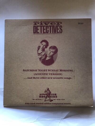The River Detectives ‎– Saturday Night Sunday Morning 1989 Vinyl 10" E.P RECORD