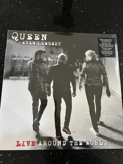 Live Around the World by Queen/Adam Lambert ( 2 X VINYL LP) BRAND NEW , SEALED