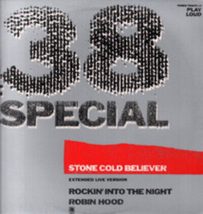 38 Special Stone Cold Believer 12" vinyl UK A&m 1980 pic sleeve AMSP7535