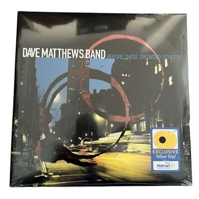 Dave Matthews Band Before These Crowded Streets Yellow Vinyl Limited DMB Record