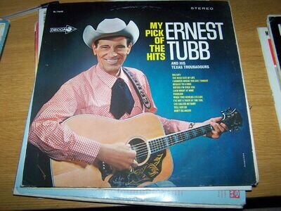 LP/ ERNEST TUBB/ MY PICK OF THE HITS (1965 ORIG USA DECCA STEREO