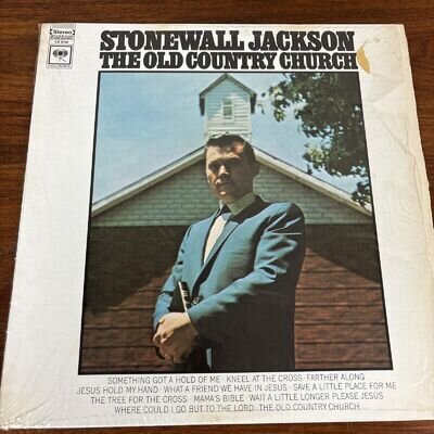 Stonewall Jackson The Old Country Church LP Vinyl 33 RPM Record is NM to Mint