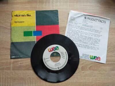 ALPHAVILLE - Big in Japan / Seeds - Made in Germany 1984 SP - INSERT