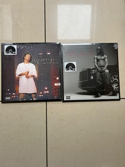 LIL WAYNE Tha Carter I +II - LTD EDT Lenticular Cover Issue - 2 X VINYL - NEW