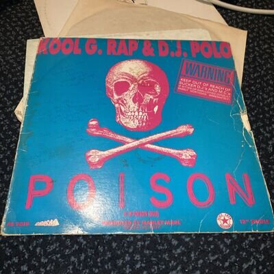 Kool G Rap & D.J. Polo - Poison - Juice Crew Hip Hop Rap 12" vinyl record