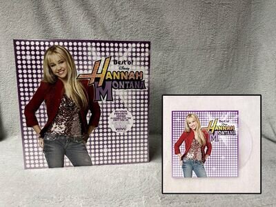 Best of Hannah Montana (2019) • Miley Cyrus • NEW/SEALED Clear Vinyl LP Record