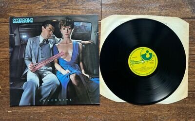 Scorpions LoveDrive LP UK original pressing fully autographed by all 5 members