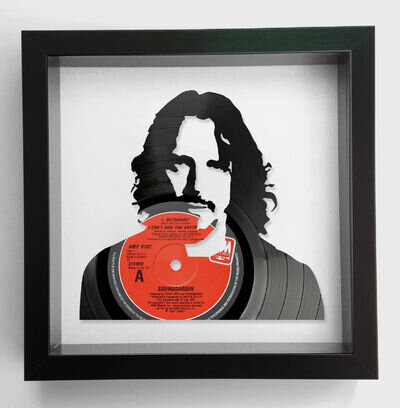 Chris Cornell of Soundgarden - Jesus Christ Pose Framed Vinyl Record Art 1992
