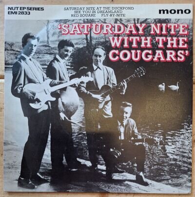 THE COUGARS Saturday night with the Nut EP series EMI 2833 UK EP from 1979
