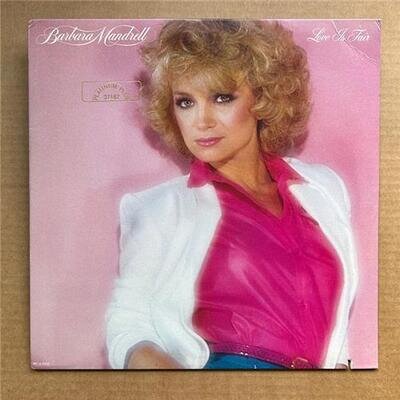 BARBARA MANDRELL LOVE IS FAIR LP 1980 - nice copy - saw cut and corner crease on