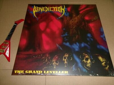 Benediction 'The Grand Leveller' Red / Yellow Splatter Vinyl - NEW sealed save£.