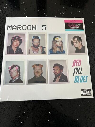 Maroon 5 Red Pill Blues 2 X Deluxe 12" Album Coloured Vinyl NEW sealed
