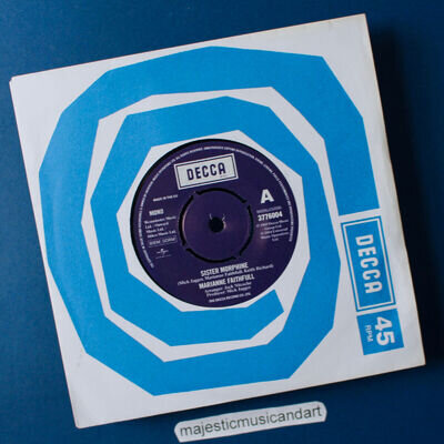 MONO SISTER MORPHINE MARIANNE FAITHFULL 7" VINYL 45 RECORD STORE DAY RSD NM