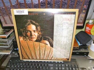 TOMMY BOLIN. " PRIVATE EYES " LP UK 1976. CBS LABEL. EX-BBC LIBRARY COPY.