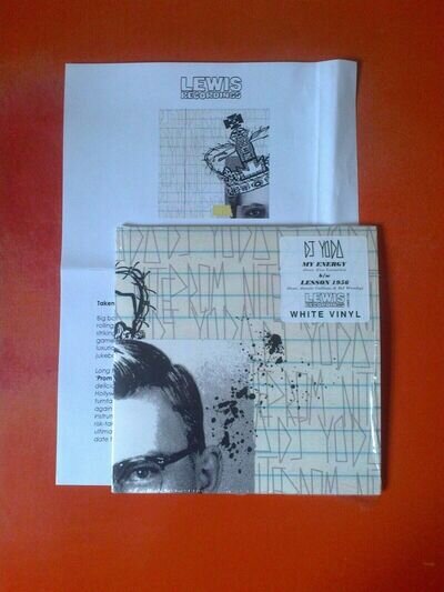 DJ YODA My Energy 7" White Vinyl/Press Sheet! Eva Lazarus Jamie Cullum DJ Woody