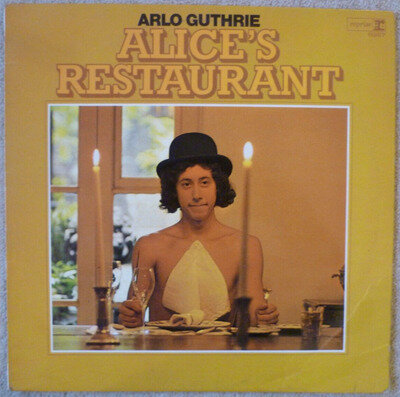Arlo Guthrie Alice's Restaurant UK Vinyl LP VG+/VG+ Great Audio