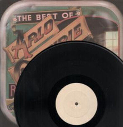 Arlo Guthrie Best of LP vinyl UK Warner Bros 1977 white label with sleeve insert