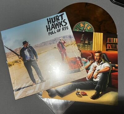 HURT HAWKS - FULL OF RYE Vinyl LP Sweatband Records GWAR Cancer Christ SOLD OUT