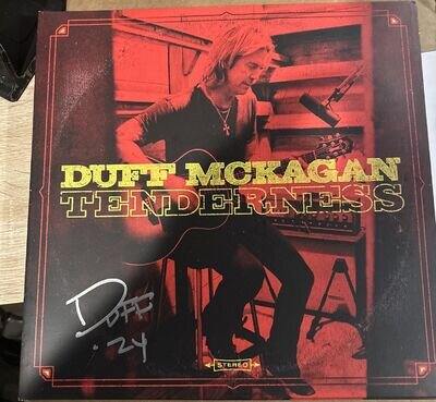 Duff McKagan Tenderness Signed LP - Guns N' Roses - Never Played, No Seal Wrap