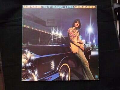Gram Parsons / The Flying Burrito Bros – Sleepless Nights UK 1976 A&M Records