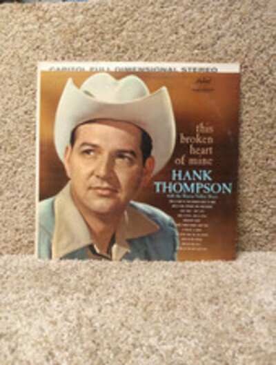 HANK THOMPSON~This Broken Heart of Mine~CAPITOL 12"~LP 33 RPM- #145