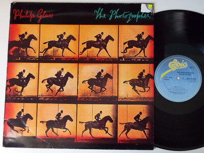PHILIP GLASS - THE PHOTOGRAPHER. UK LP. 1983. EPIC RECORDS EPC25480