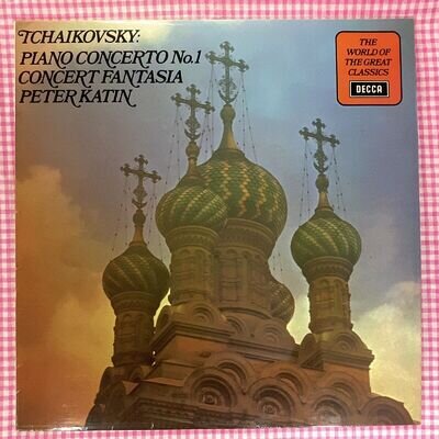Tchaikovsky - Piano Concerto No 1 Concert Fantasia Peter Katin vinyl record