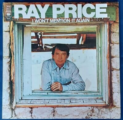 RAY PRICE - I WON'T MENTION IT AGAIN - VINYL LP