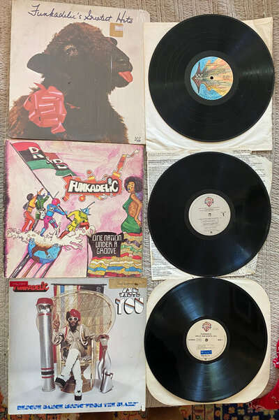 Parliament Funkadelic 3 LP - Rescue Dance Music - One Nation Under a Groove -