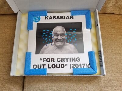 UNICEF BLUE VINYL. KASABIAN - FOR CRYING OUT LOUD. SEALED. LIMITED & RARE #27/50
