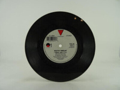 KEITH SWEAT I WANT HER 65/1 (65) 2 Track 7" Single Plain Paper Sleeve ELEKTRA