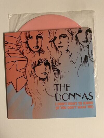 The Donnas - I Don’t Want To Know 7” Pink Vinyl