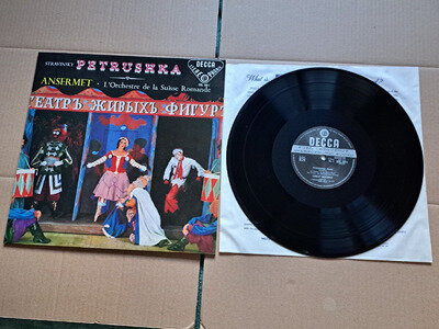 Stravinsky Petrushka Ansermet 1990's German Stereo Decca LP