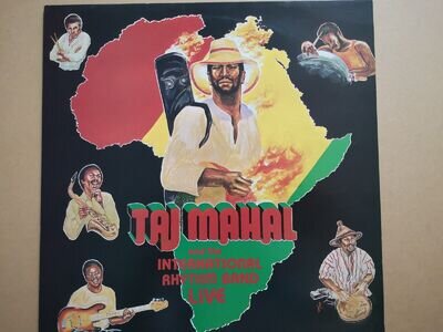 Taj Mahal & The International Rhythm Band ‎ Live 1980 LP Magnet Records nr mint