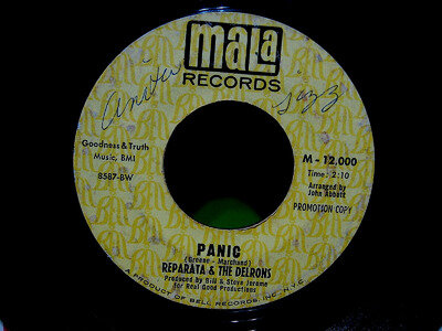 REPARATA & The DELRONS RARE MALA PROMO 45 Panic / Saturday Night Didn't Happen
