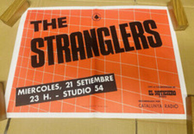 The Stranglers- Original Spanish Concert poster