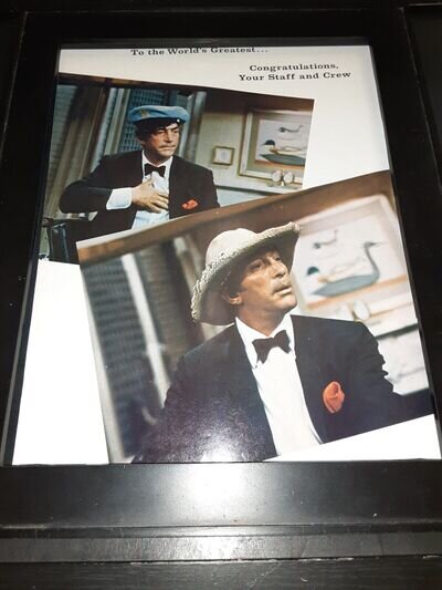 Dean Martin Show Rare Original Promo Poster Ad Framed! #2