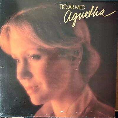 Agnetha Fältskog ‎– Tio År Med Agnetha - 12" Vinyl LP Record + Poster CLPS 352