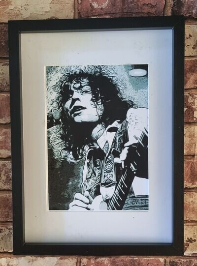 T Reex Marc Bolan poster Pop art tribute
