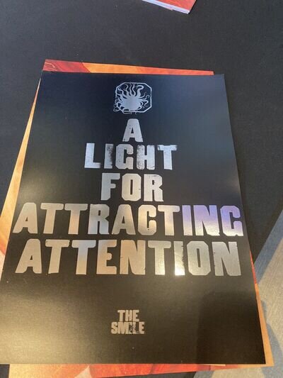 The Smile Foil Poster Chesterfield MO 7/20/2023 Thom Yorke Radiohead Alt Rare