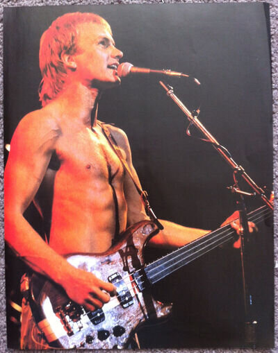STING - Full page UK magazine poster THE POLICE
