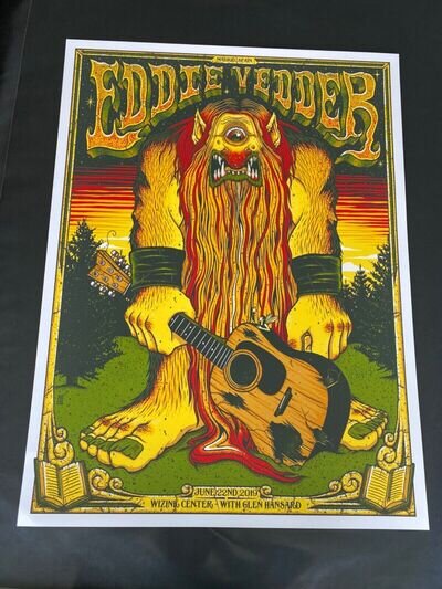 eddie vedder poster madrid mazza 2019
