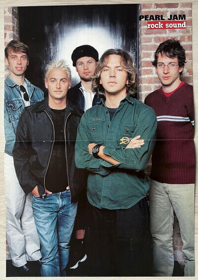 PEARL JAM - UK Magazine centrefold poster