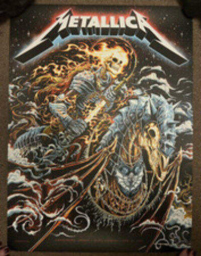 METALLICA - M72 POSTER - GOTHENBURG SWEDEN - June 16 2023 - MILES TSANG xxx/735