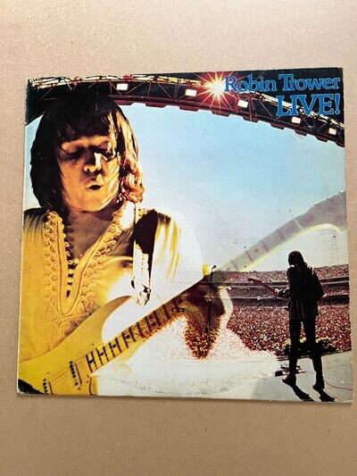 Robin Trower Live Vinyl LP VGC